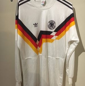 Vintage Adidas West Germany soccer jerse